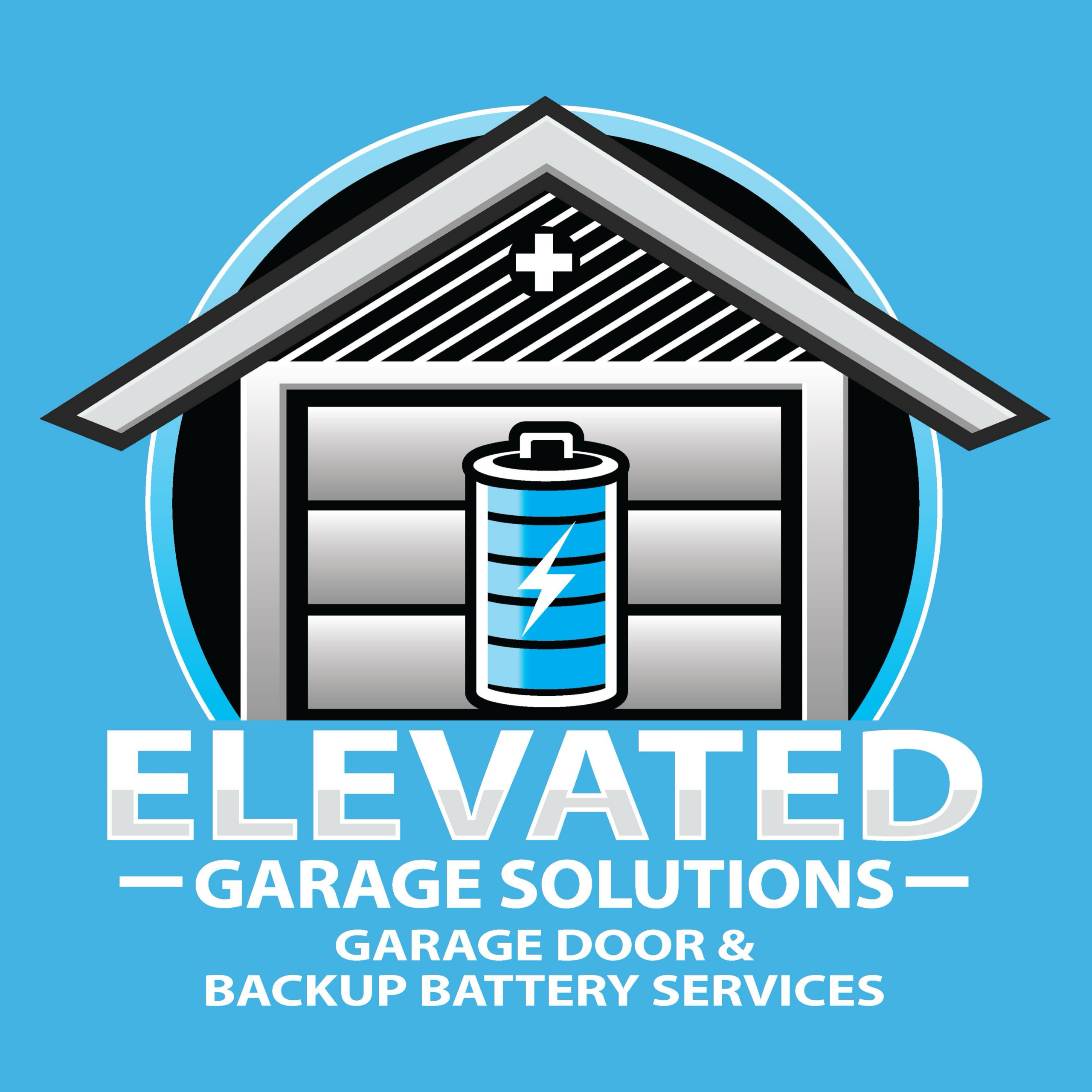 Elevated Garage Door Logo